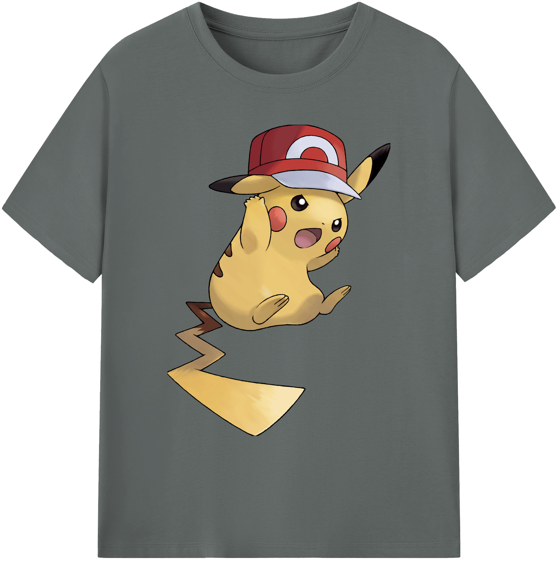 （画像用） ポケットモンスター Pokémon 綿100％ メンズ半袖Tシャツ｜肌触りやわらか＆通気性